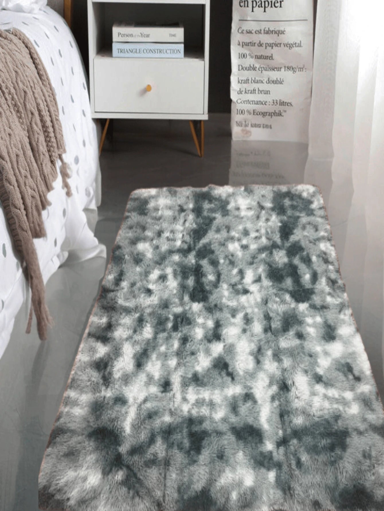 Alfombra Decorativa Jaspeada para Sala De Estar Y Dormitorio Varios Colores a Elegir-80 X 120 Cm,100 X 150 Cm,120 X 160 Cm & 150 x 200 Cm