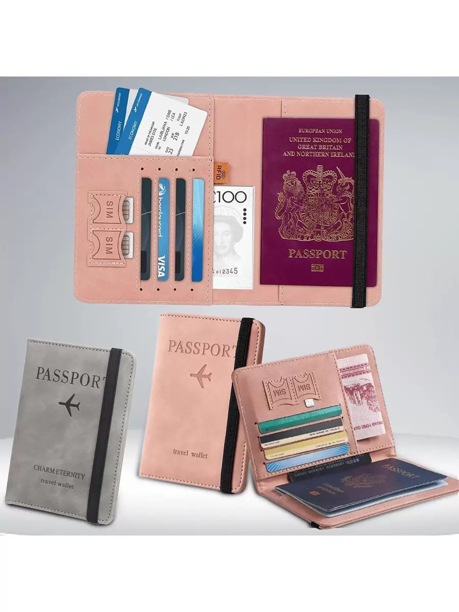 Cartera para Pasaporte RFID