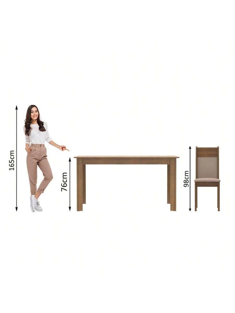 Juego De Comedor Con Mesa Y 6 Sillas