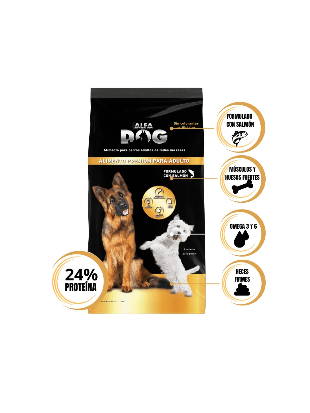 Alfa Dog Adulto 4kg  croquetas para perro todas las razas