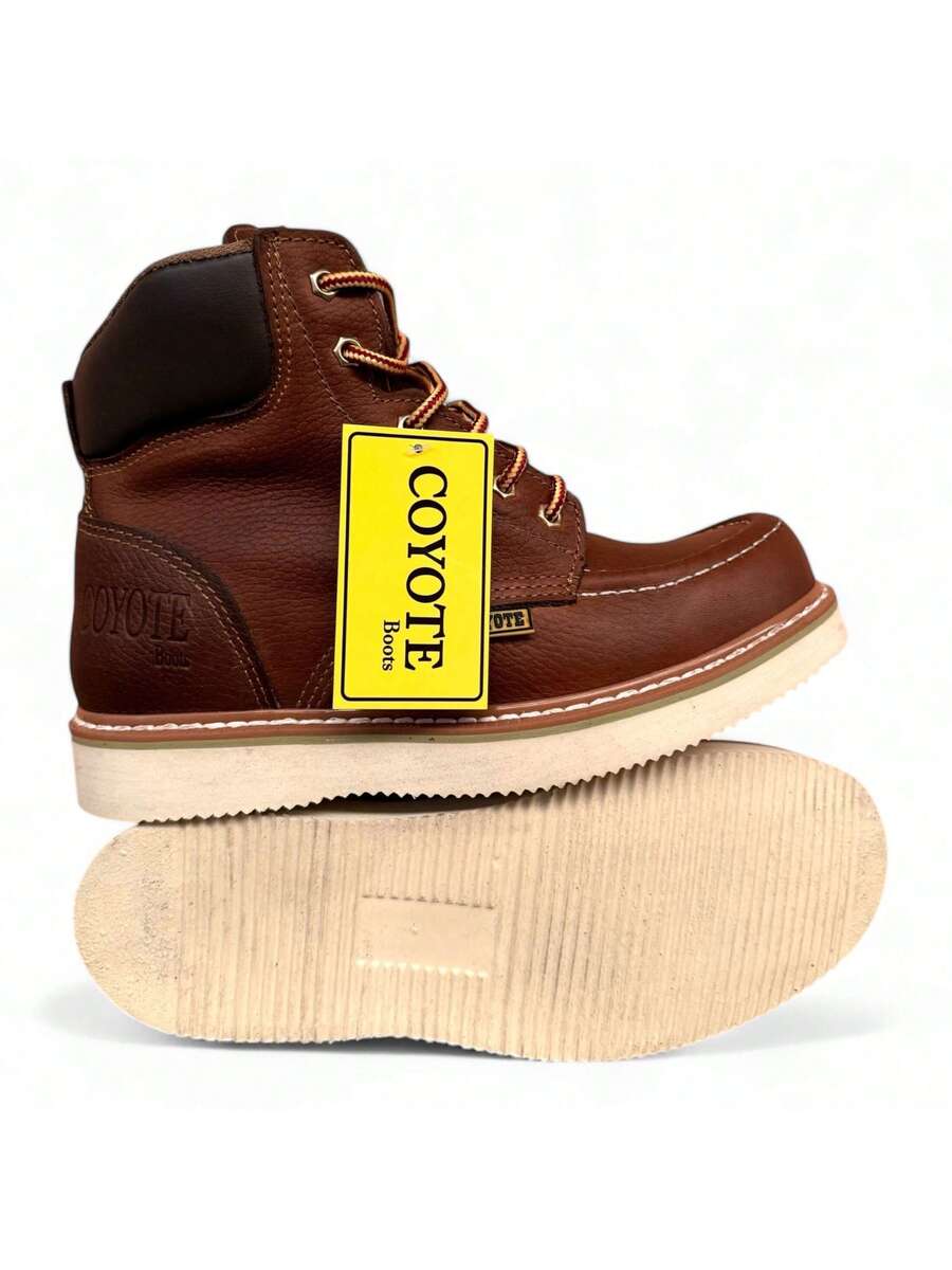 BOTAS DE TRABAJO AGUJETA PIEL SUAVE