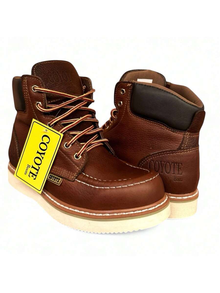 BOTAS DE TRABAJO AGUJETA PIEL SUAVE
