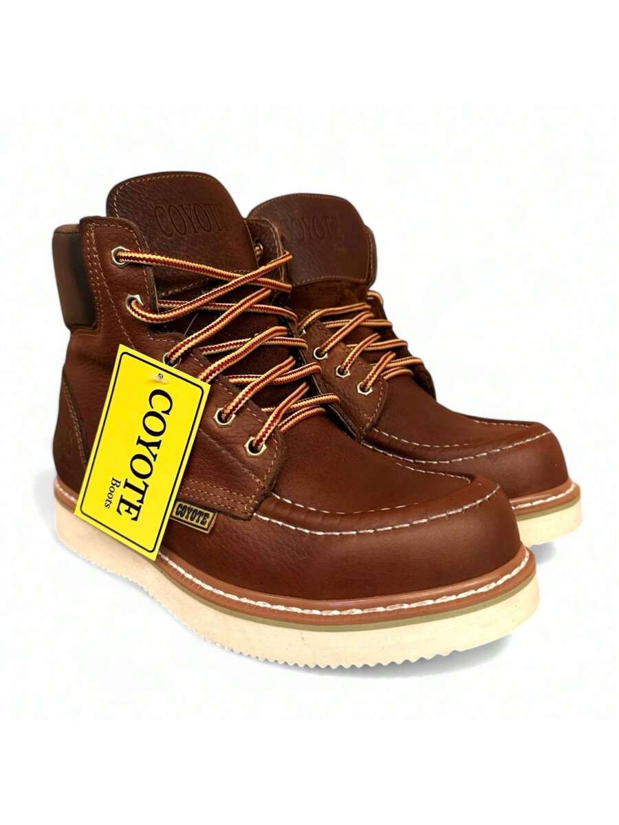 BOTAS DE TRABAJO AGUJETA PIEL SUAVE