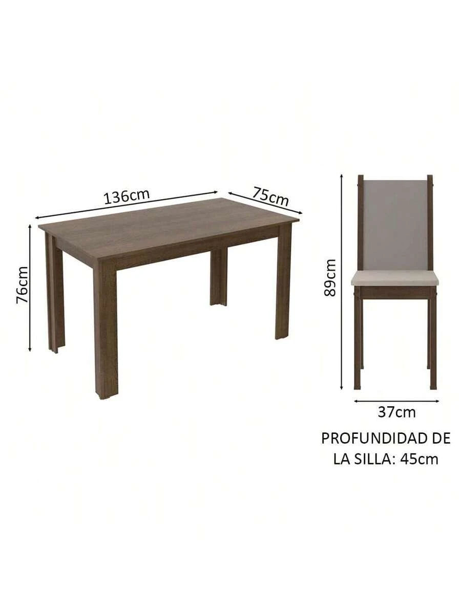 Juego De Comedor Con Mesa
