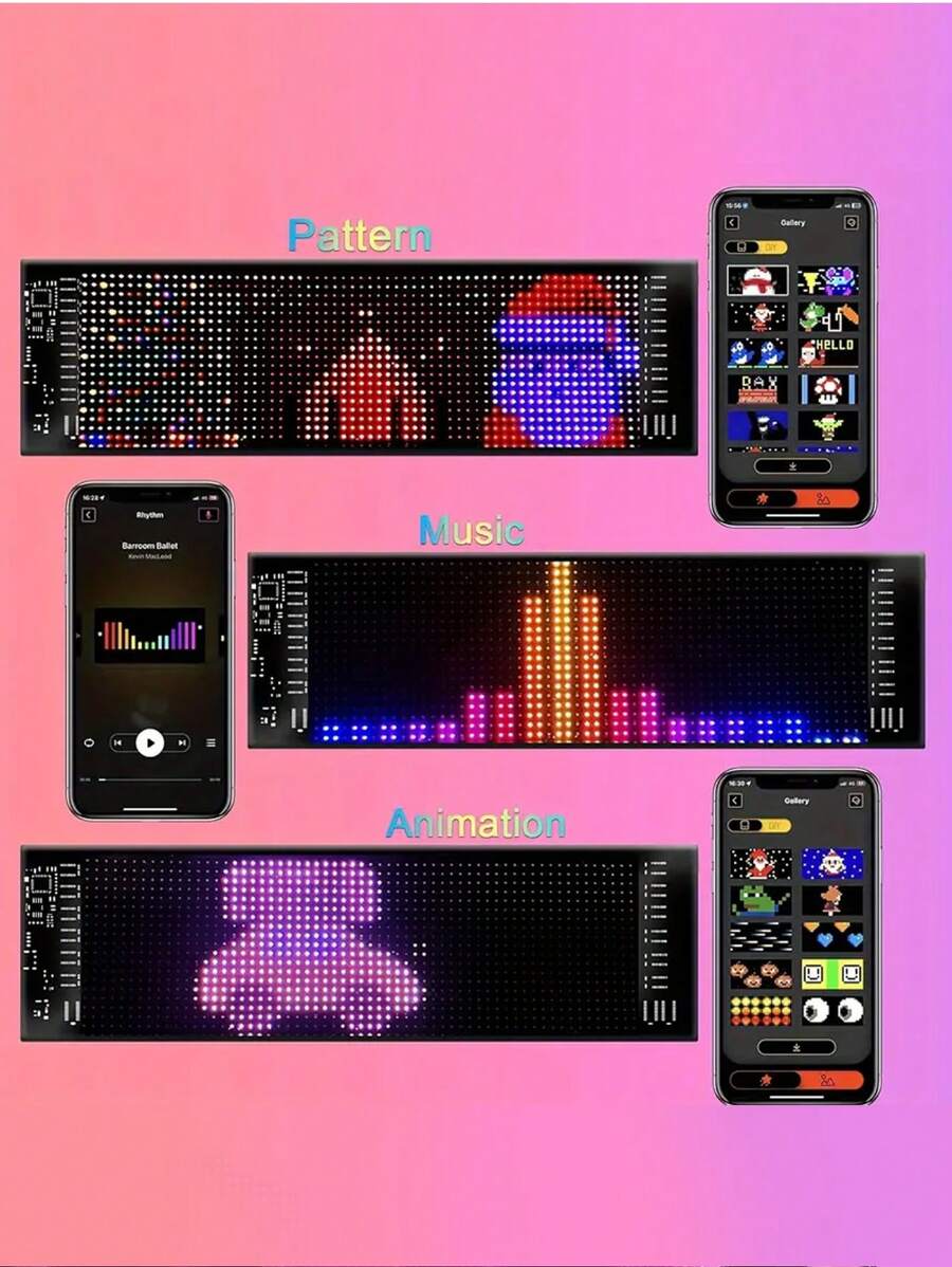 1 Set Pantalla LED flexible