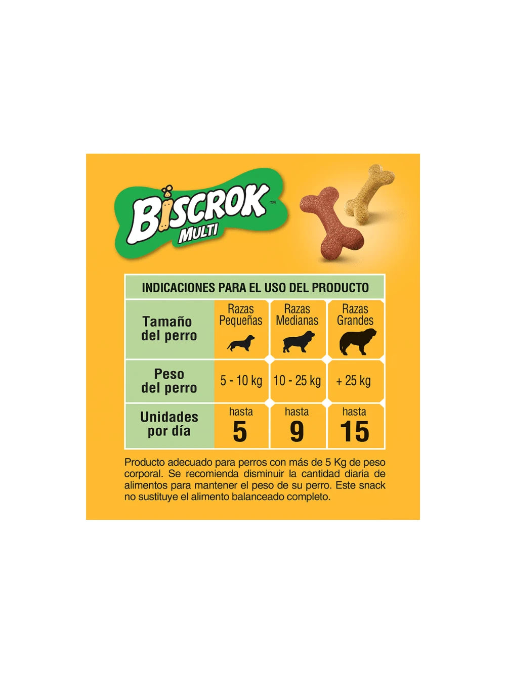 Biscrock Pedigree 225gr Premios para perros raza grande y mediana