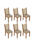 Kit 6 Sillas De Comedor