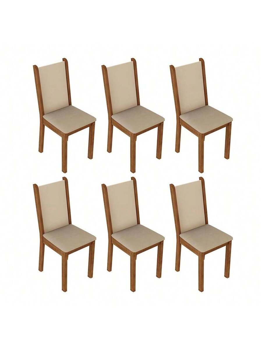 Kit 6 Sillas De Comedor