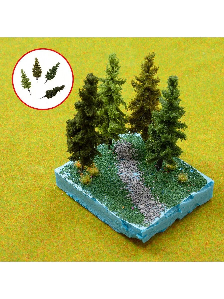 10-15cm Árboles de pino en miniatura,