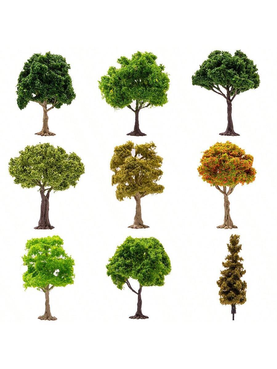 10-15cm Árboles de pino en miniatura,