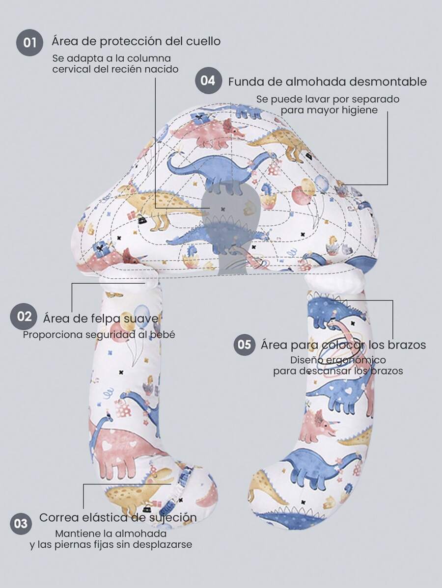 Almohada correctora y tranquilizadora