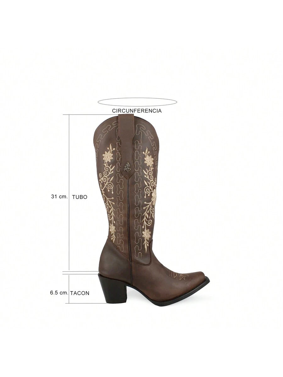 Bota Vaquera Alta para Mujer