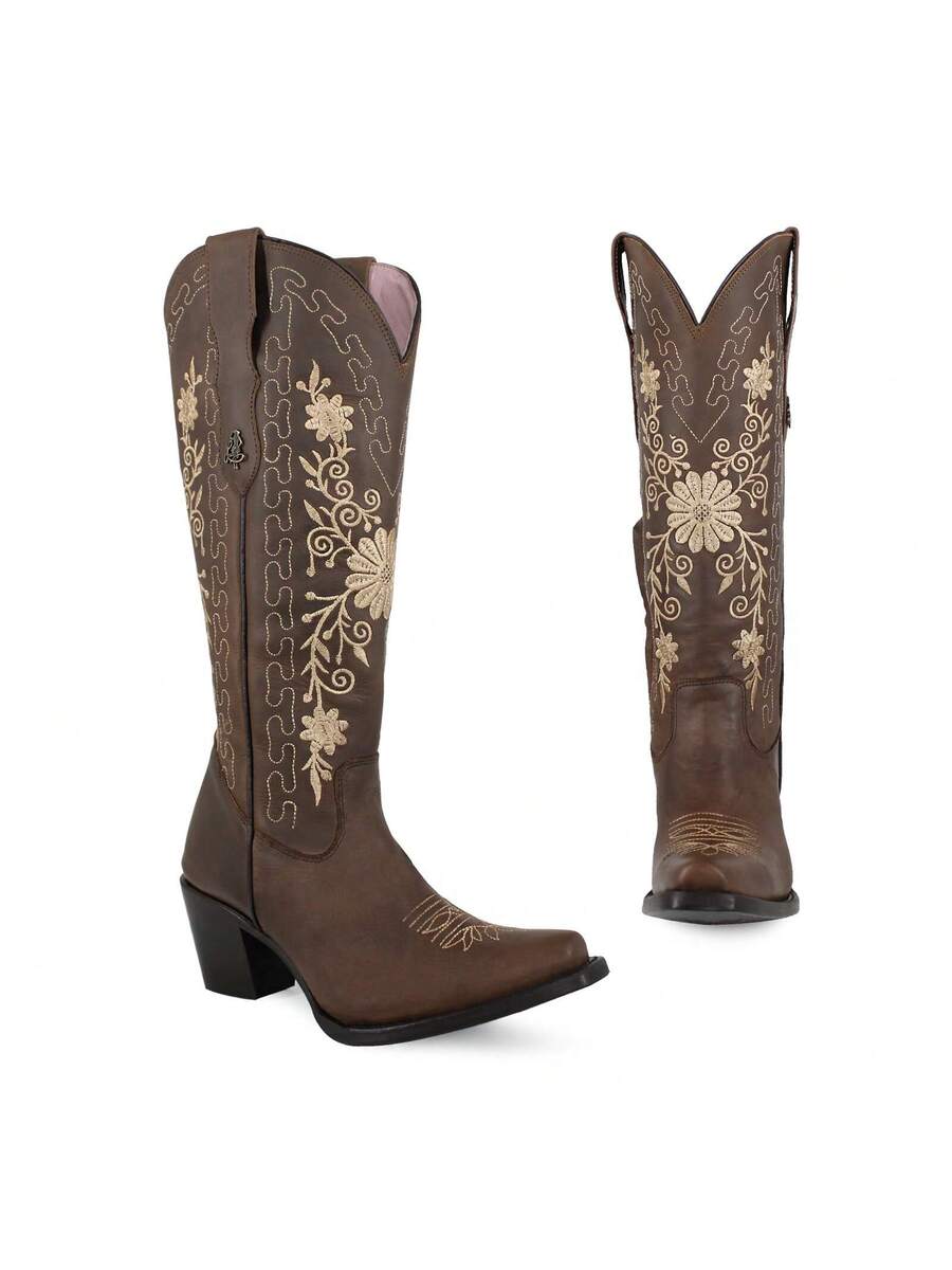 Bota Vaquera Alta para Mujer