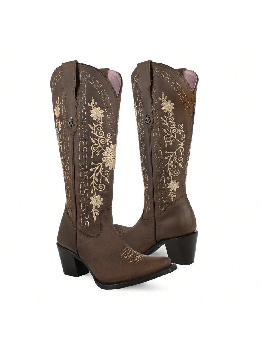 Bota Vaquera Alta para Mujer