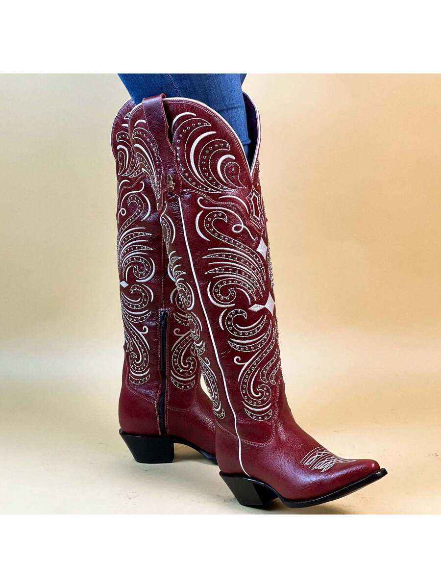Botas vaqueras altas modelo Alaska para mujer