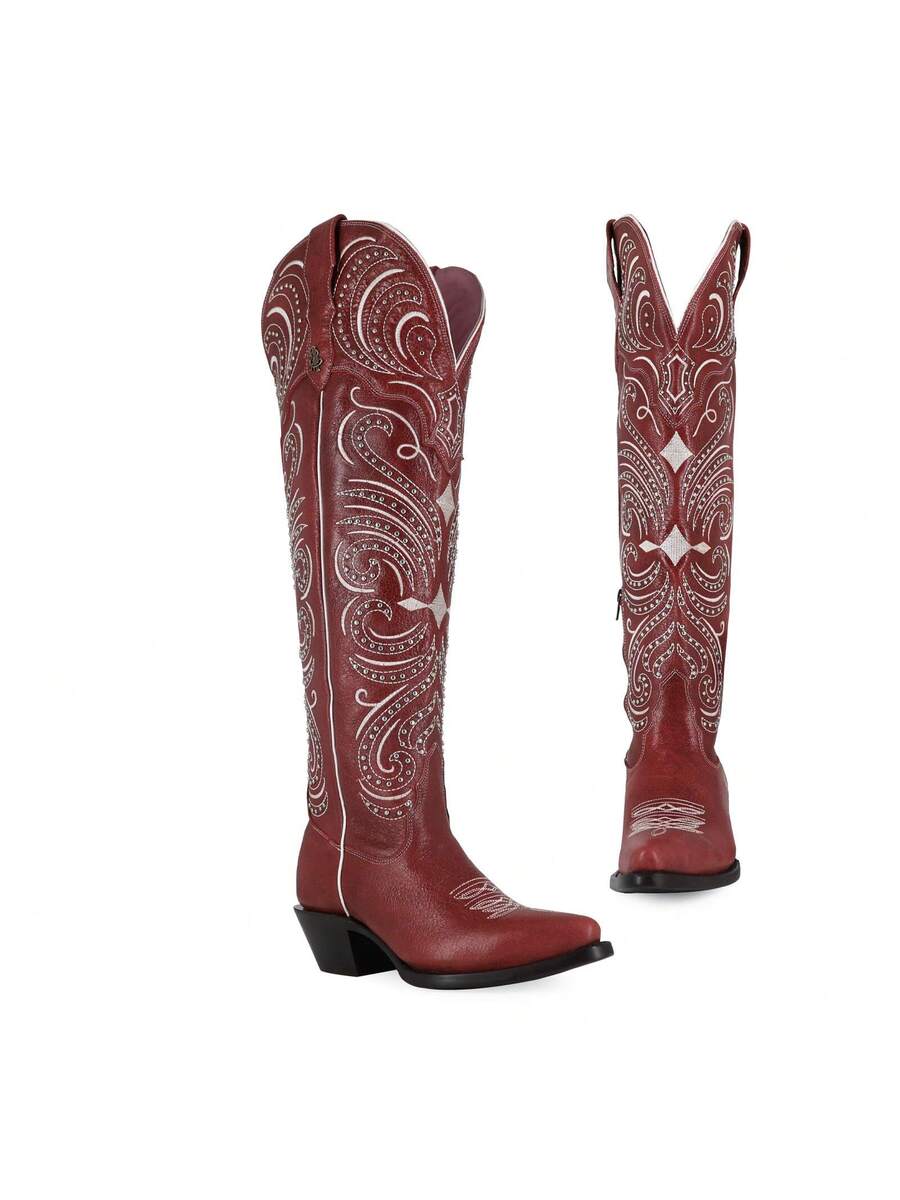 Botas vaqueras altas modelo Alaska para mujer
