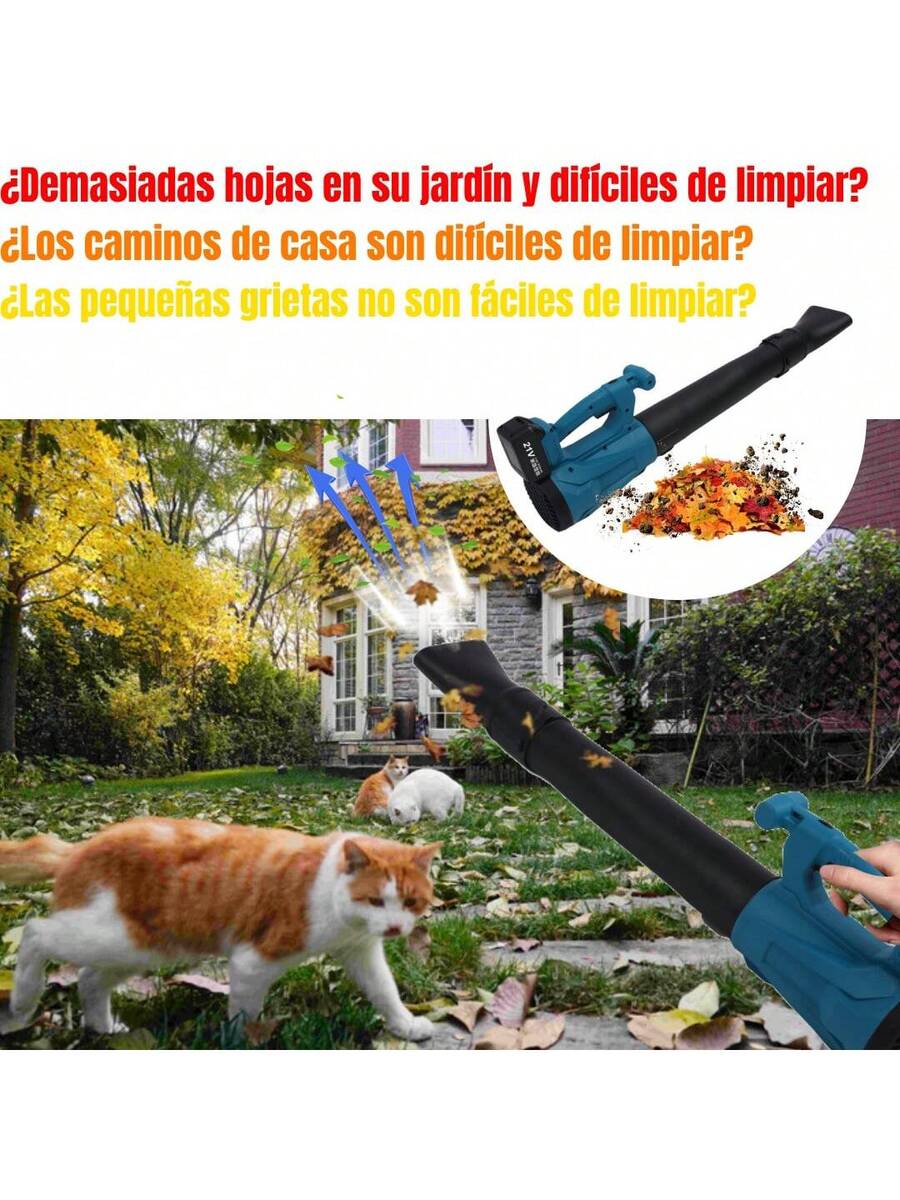 Soplador De Hojas De Aire Inalambrica