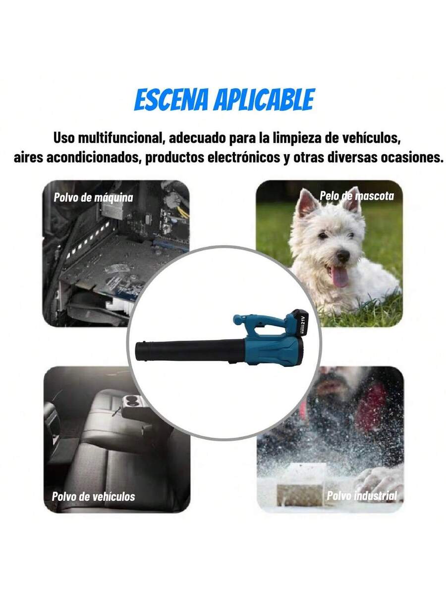 Soplador De Hojas De Aire Inalambrica