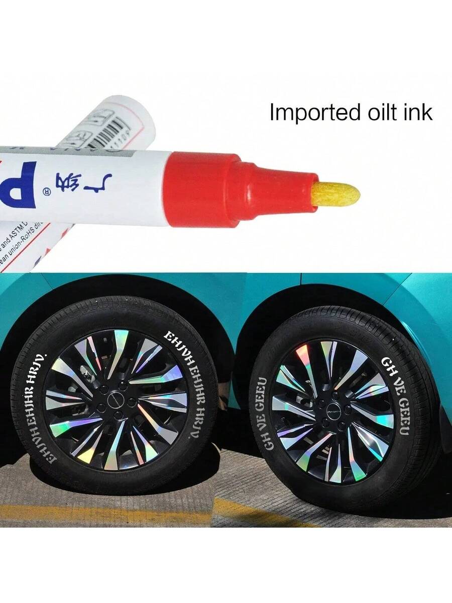 Rotulador boligrafo marcador para rueda neumático de coche