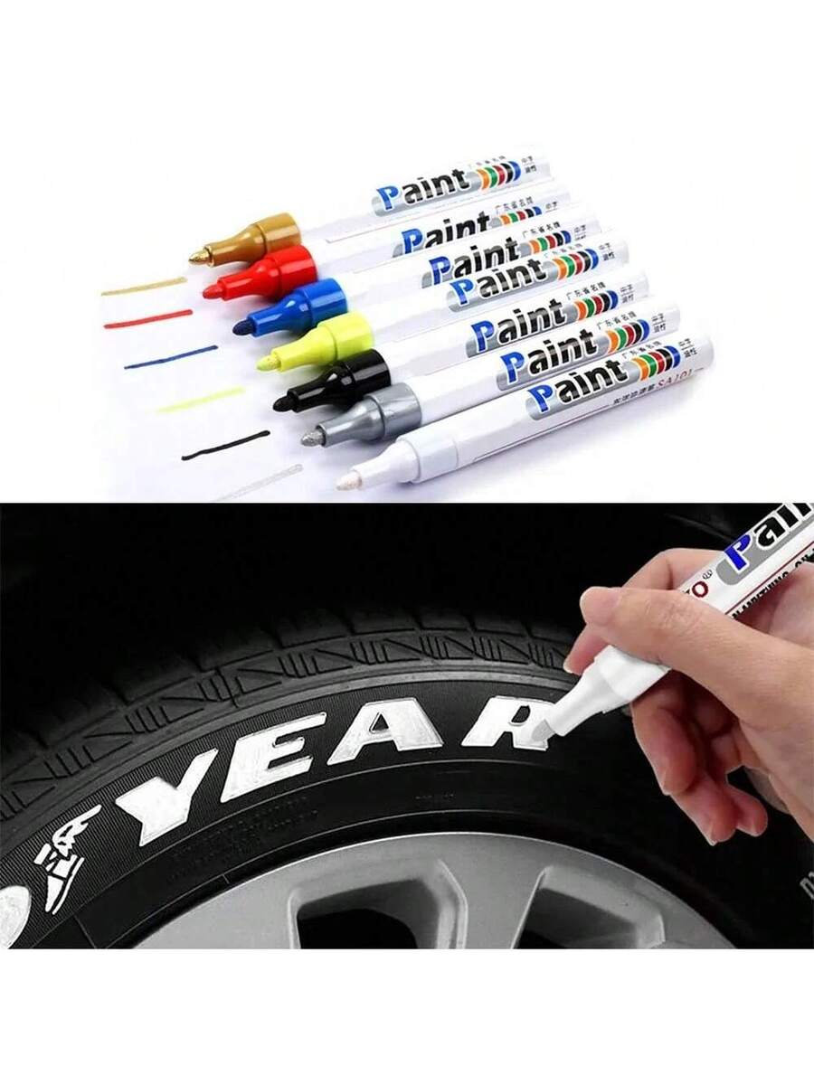 Rotulador boligrafo marcador para rueda neumático de coche