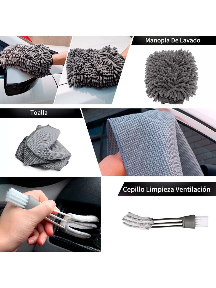 Kit 26pz Limpieza Coche Cepillo De Taladro Electrico Pulidor