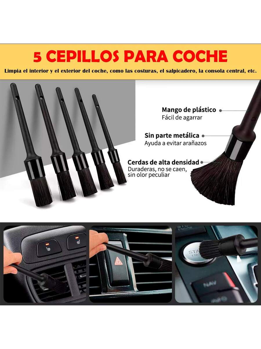 Kit 26pz Limpieza Coche Cepillo De Taladro Electrico Pulidor