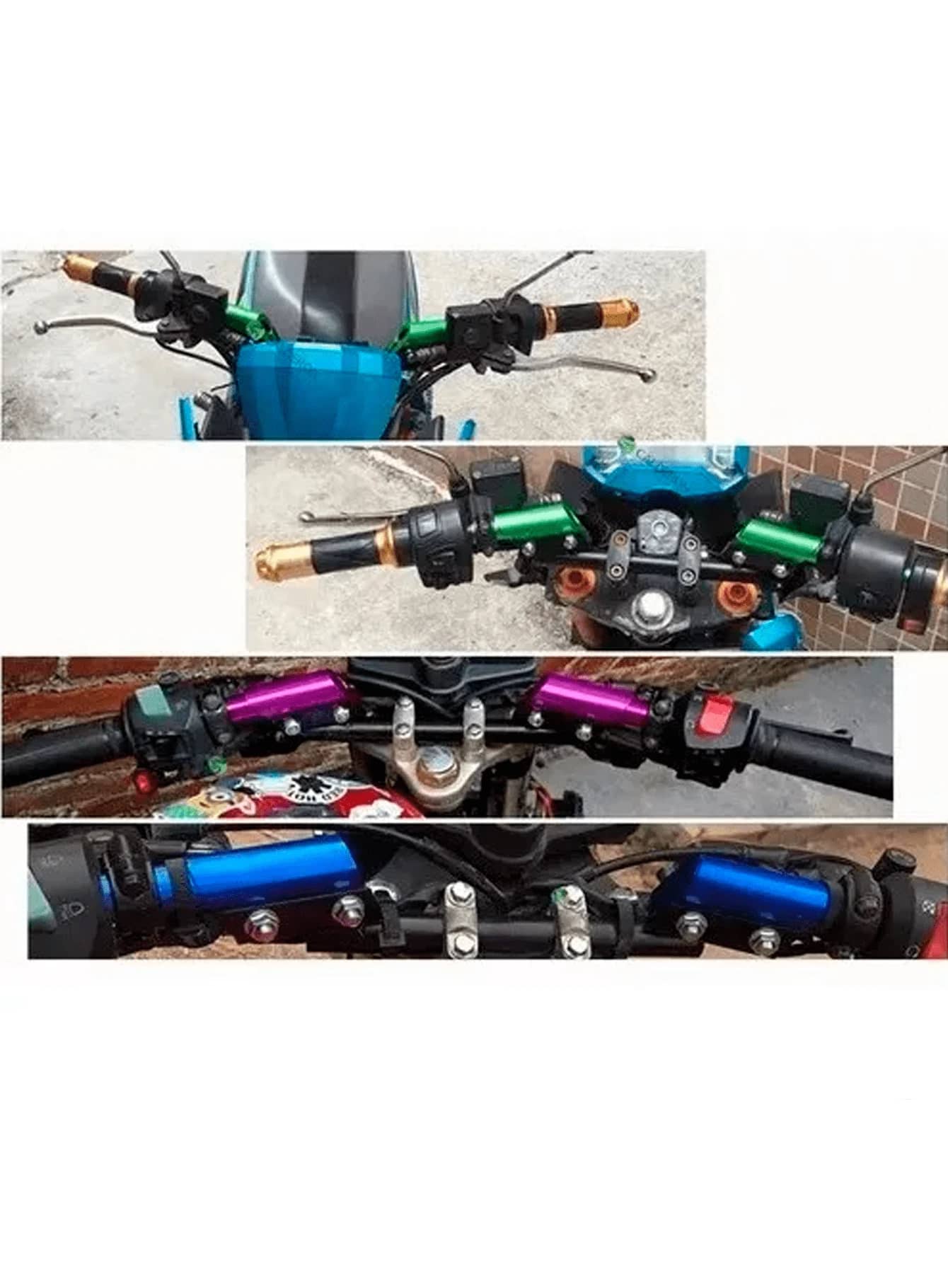 Manubrio Deportivo Moto Manillar Metal Universal