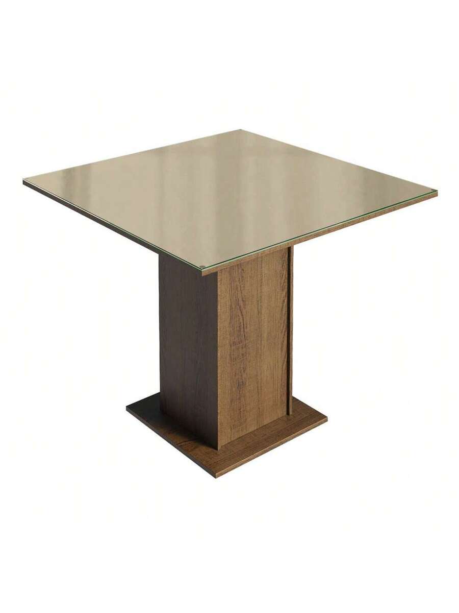 Juego De Comedor Con Mesa Tablero De Cristal Y 4 Sillas
