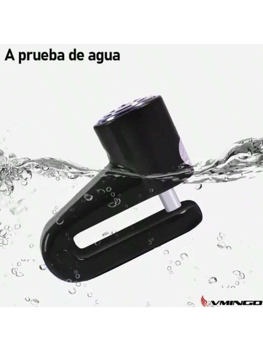 Candado Disco Aluminio Motocicleta Bicicleta Segura Proteccion Anti Robo Freno