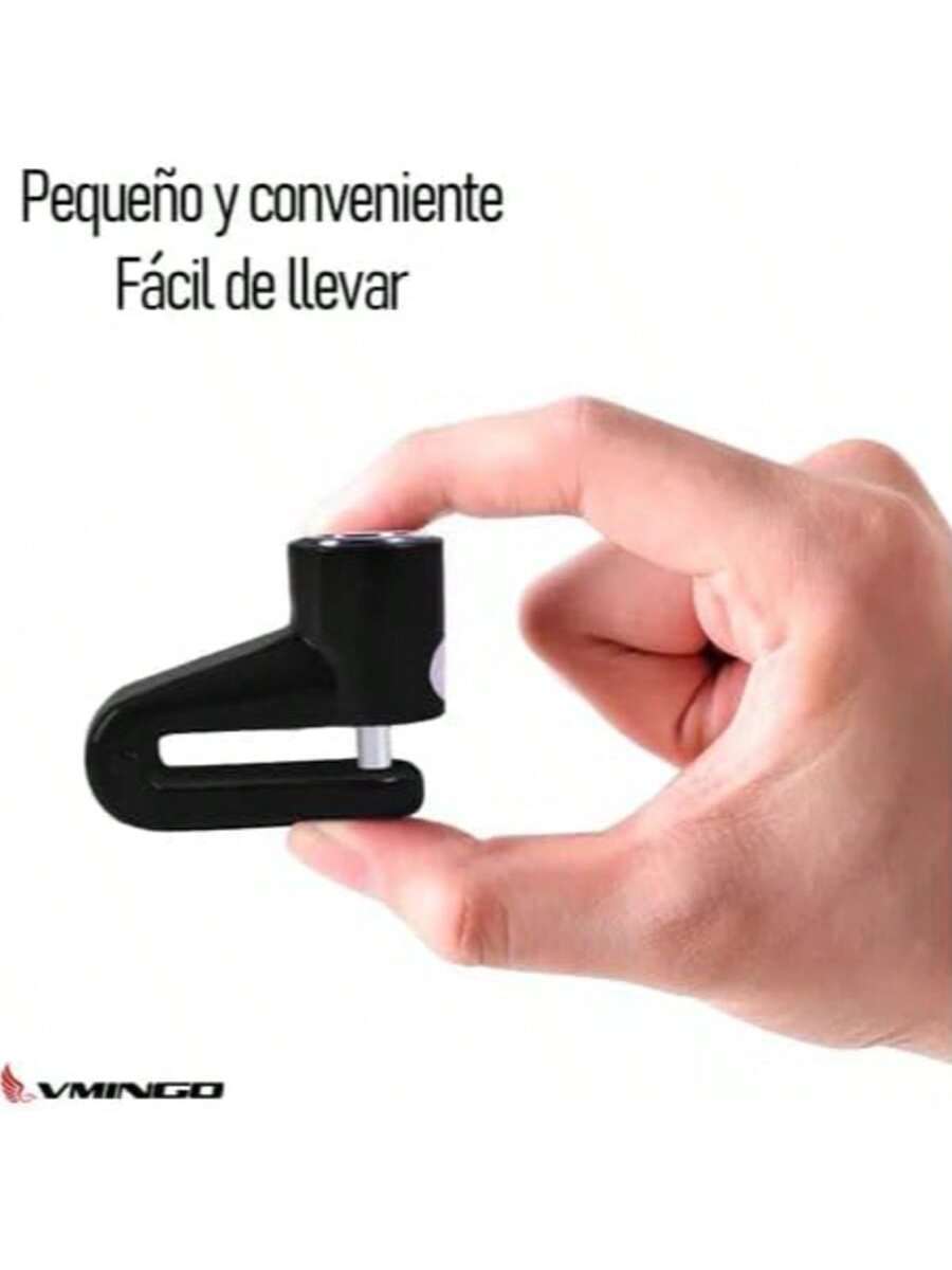 Candado Disco Aluminio Motocicleta Bicicleta Segura Proteccion Anti Robo Freno
