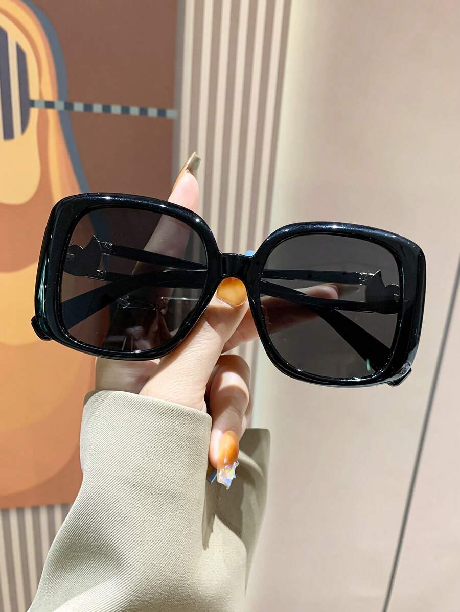 Gafas de sol de gran tamaño con marco cuadrado vintage