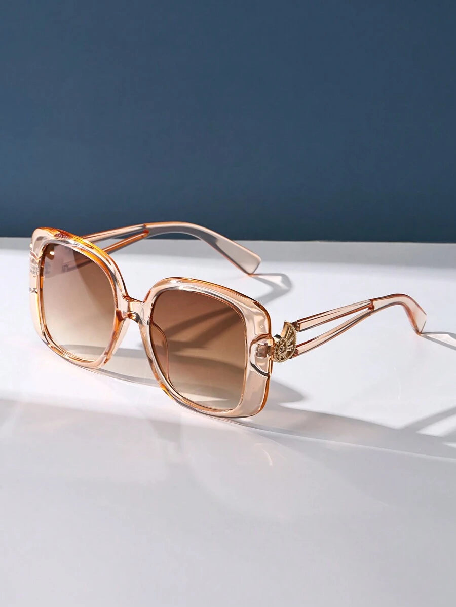 Gafas de sol de gran tamaño con marco cuadrado vintage