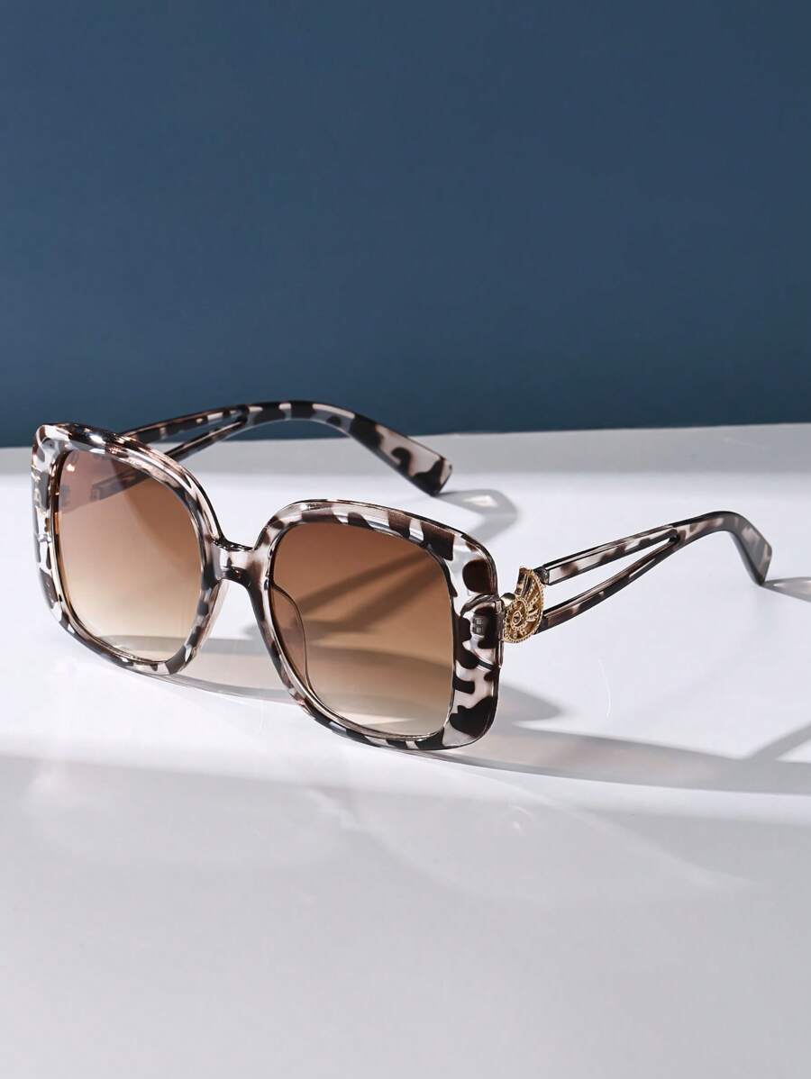 Gafas de sol de gran tamaño con marco cuadrado vintage
