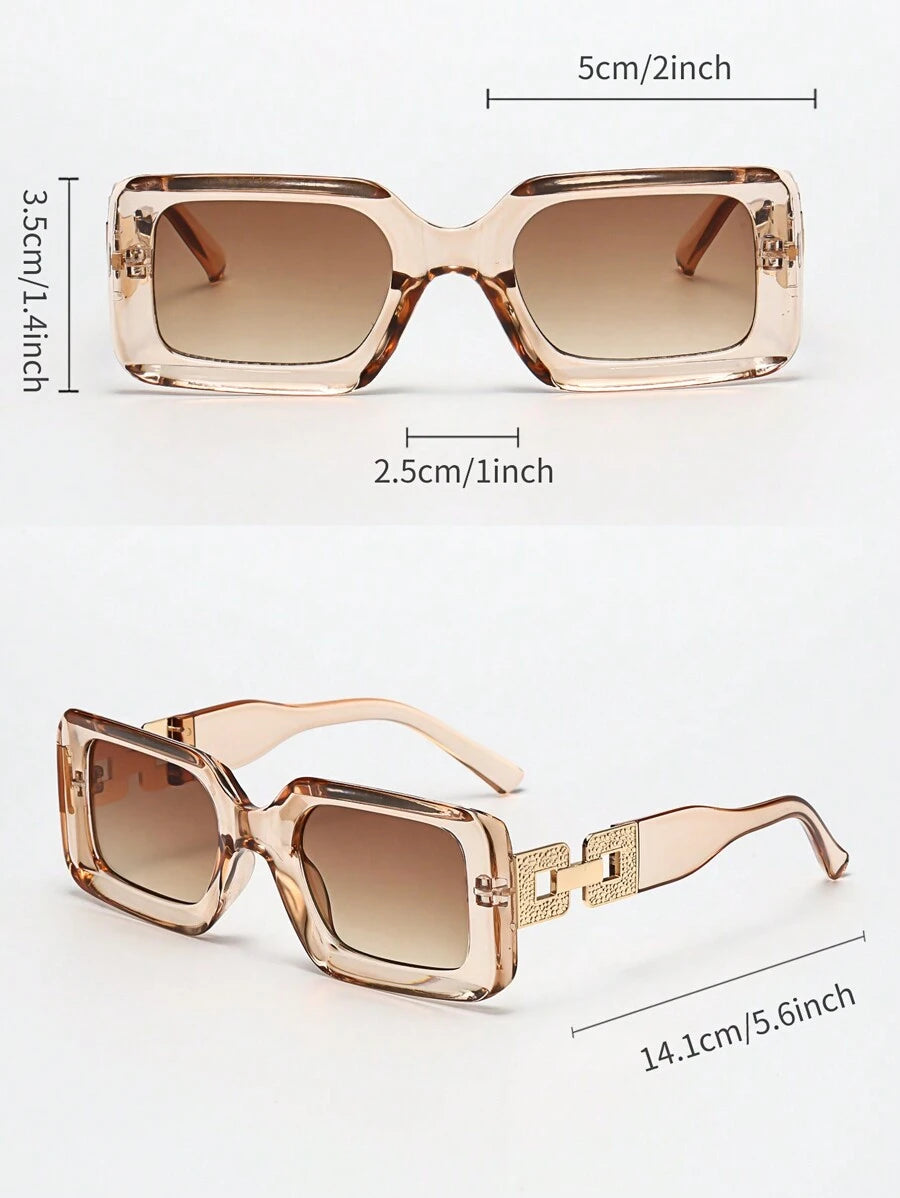 Gafas de sol vintage de marco grueso y grande