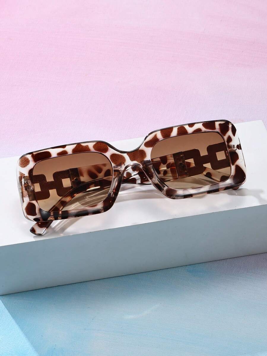 Gafas de sol vintage de marco grueso y grande