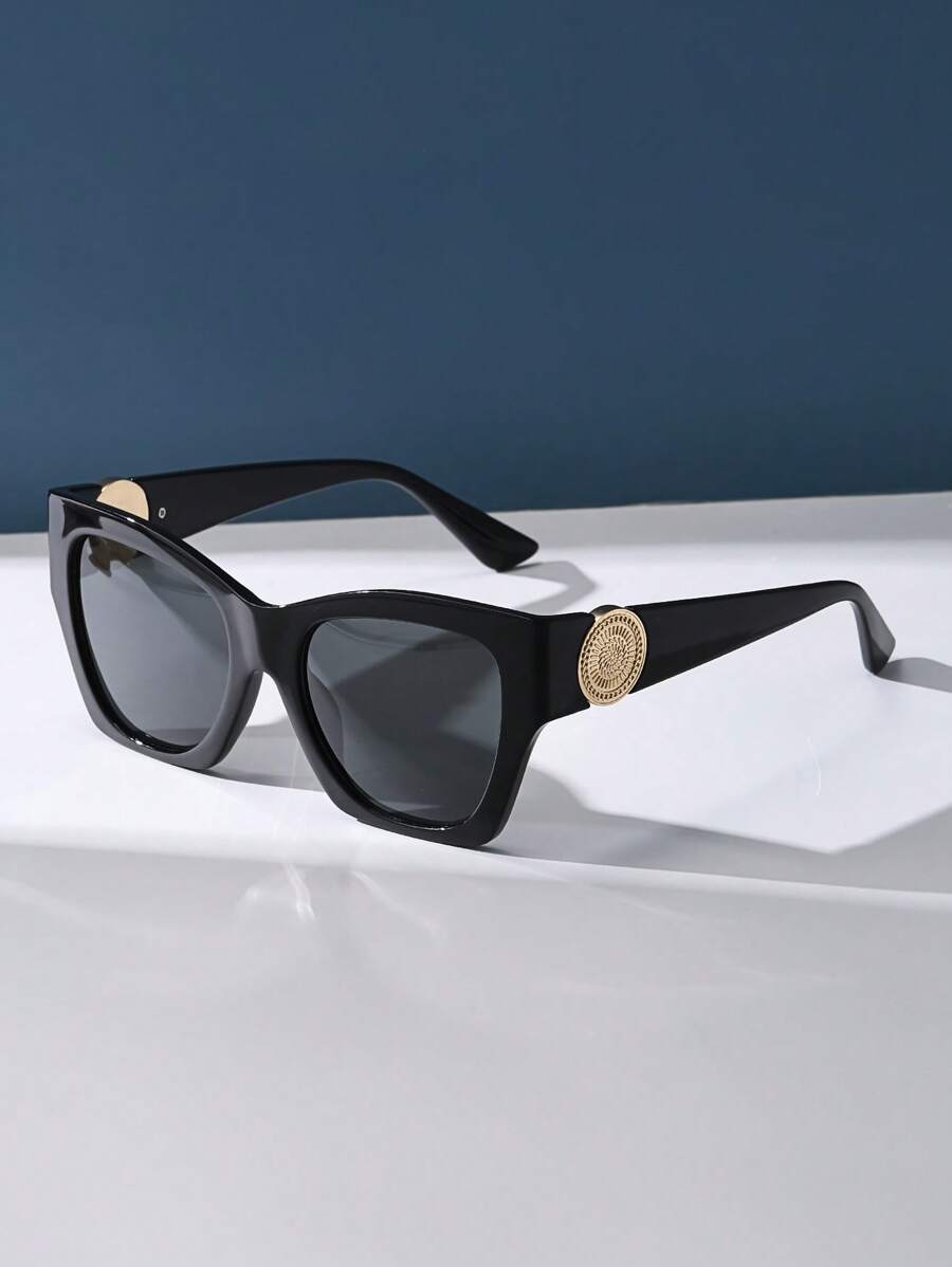Gafas de sol vintage de marco grueso y grande