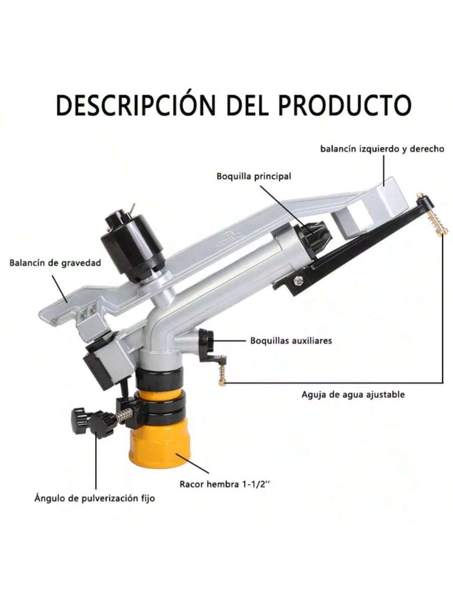 Aspersor De Jardín Rotación automática de 360 grados