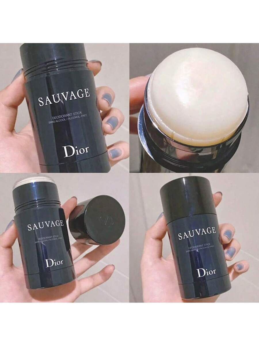 Desodorante en barra Christian Dior Sauvage para hombres 2.6 Oz / 75 ML