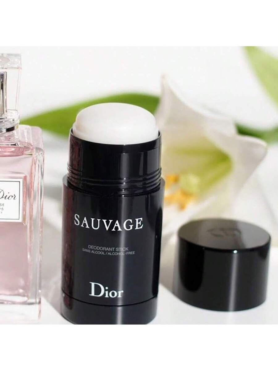 Desodorante en barra Christian Dior Sauvage para hombres 2.6 Oz / 75 ML