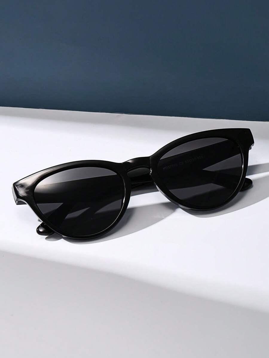 Gafas de sol de ojo de gato negras