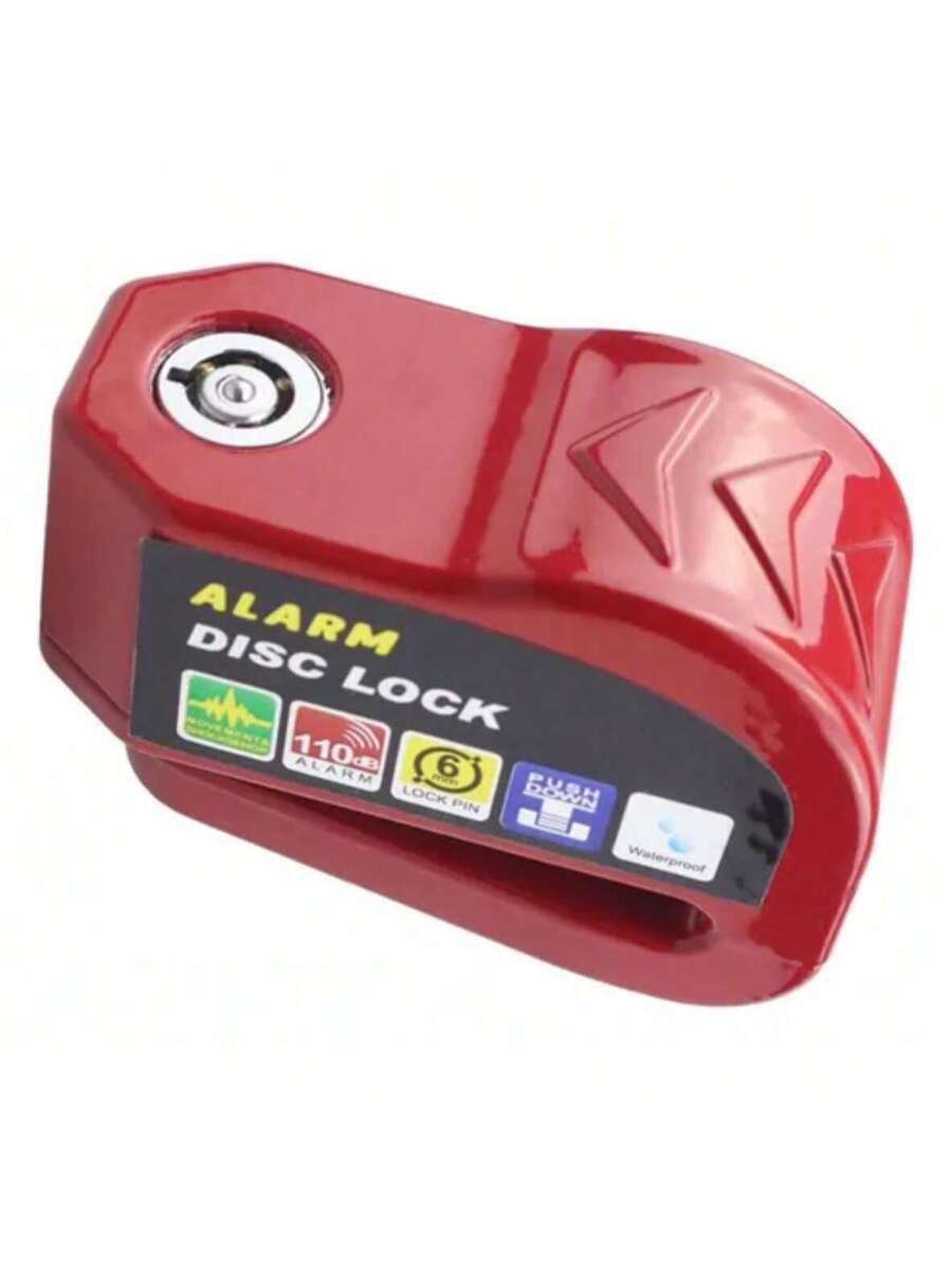 Alarma Candado Motocicleta Bicicleta Antirrobo Impermeable Freno de Disco Bloqueo