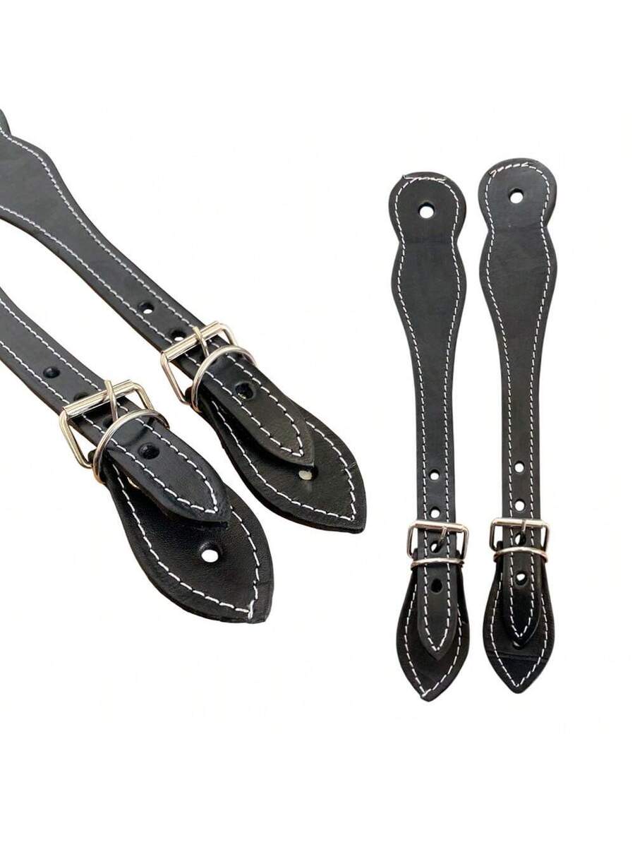 Espuelas Charras de Acero Monel con Correas