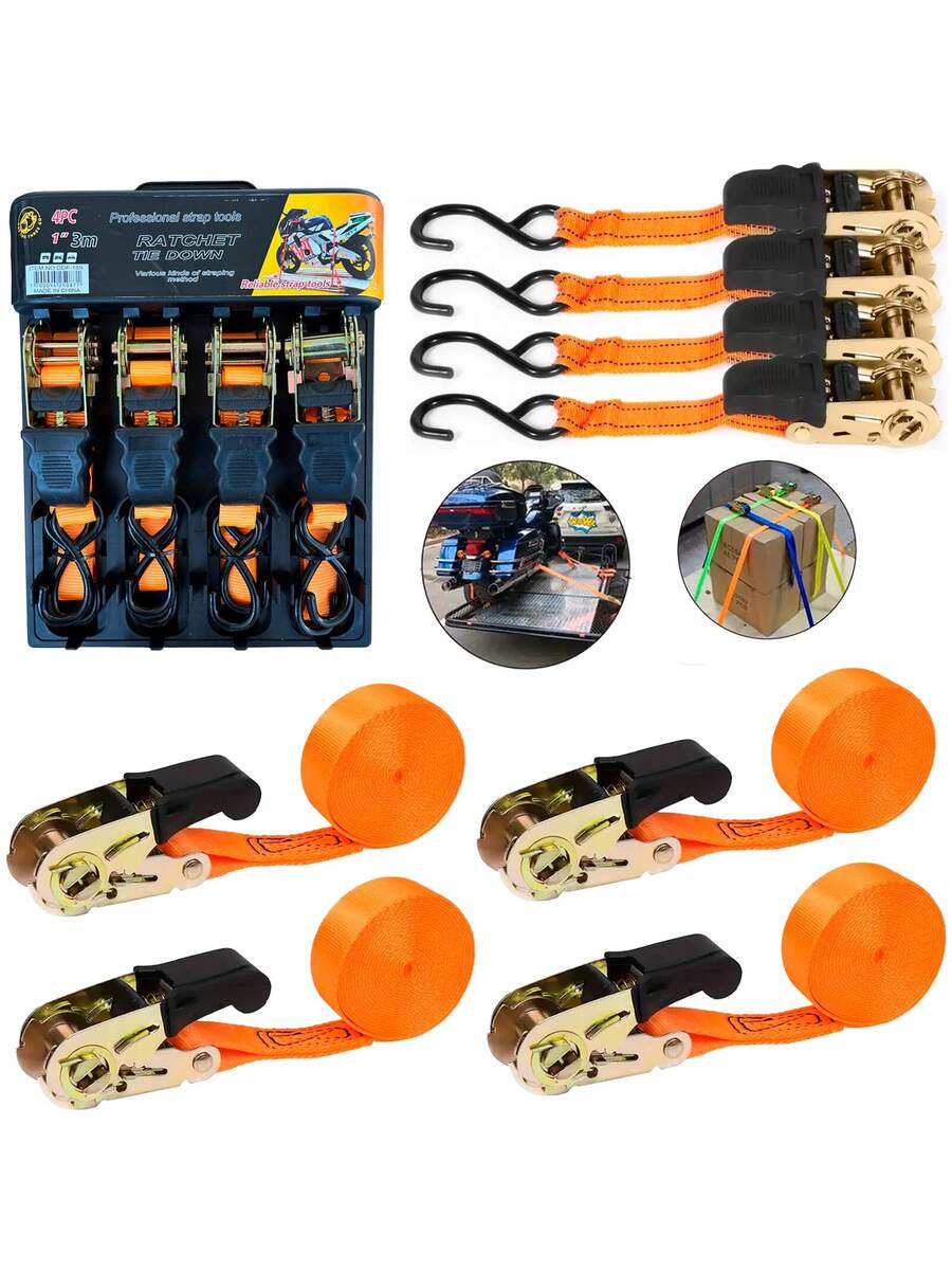Vmingo 4pzs Sujetador Matraca Cinto 3m