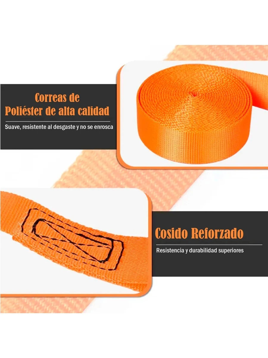 Vmingo 4pzs Sujetador Matraca Cinto 3m