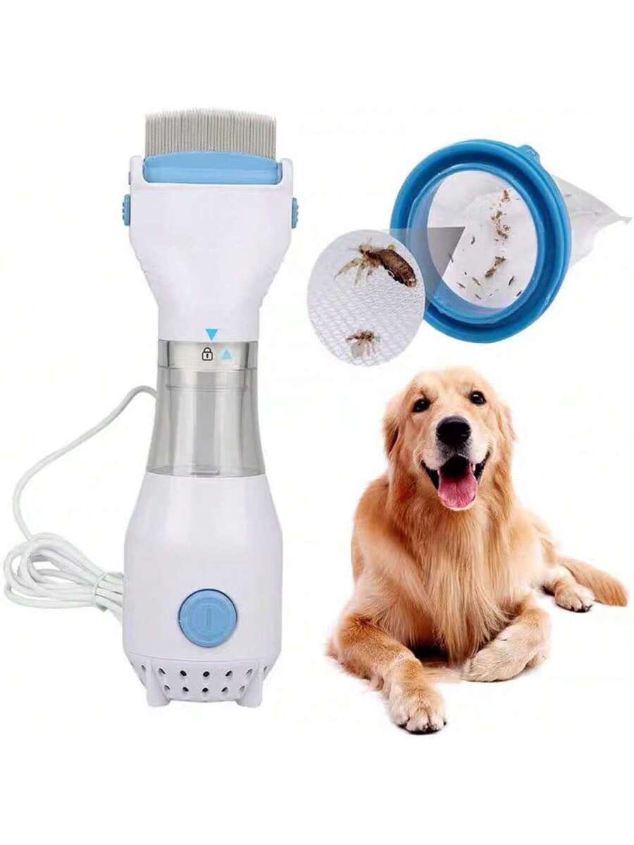 Aspirador Eléctrico Para Piojos, Liendres, Pulgas Para Macotas
