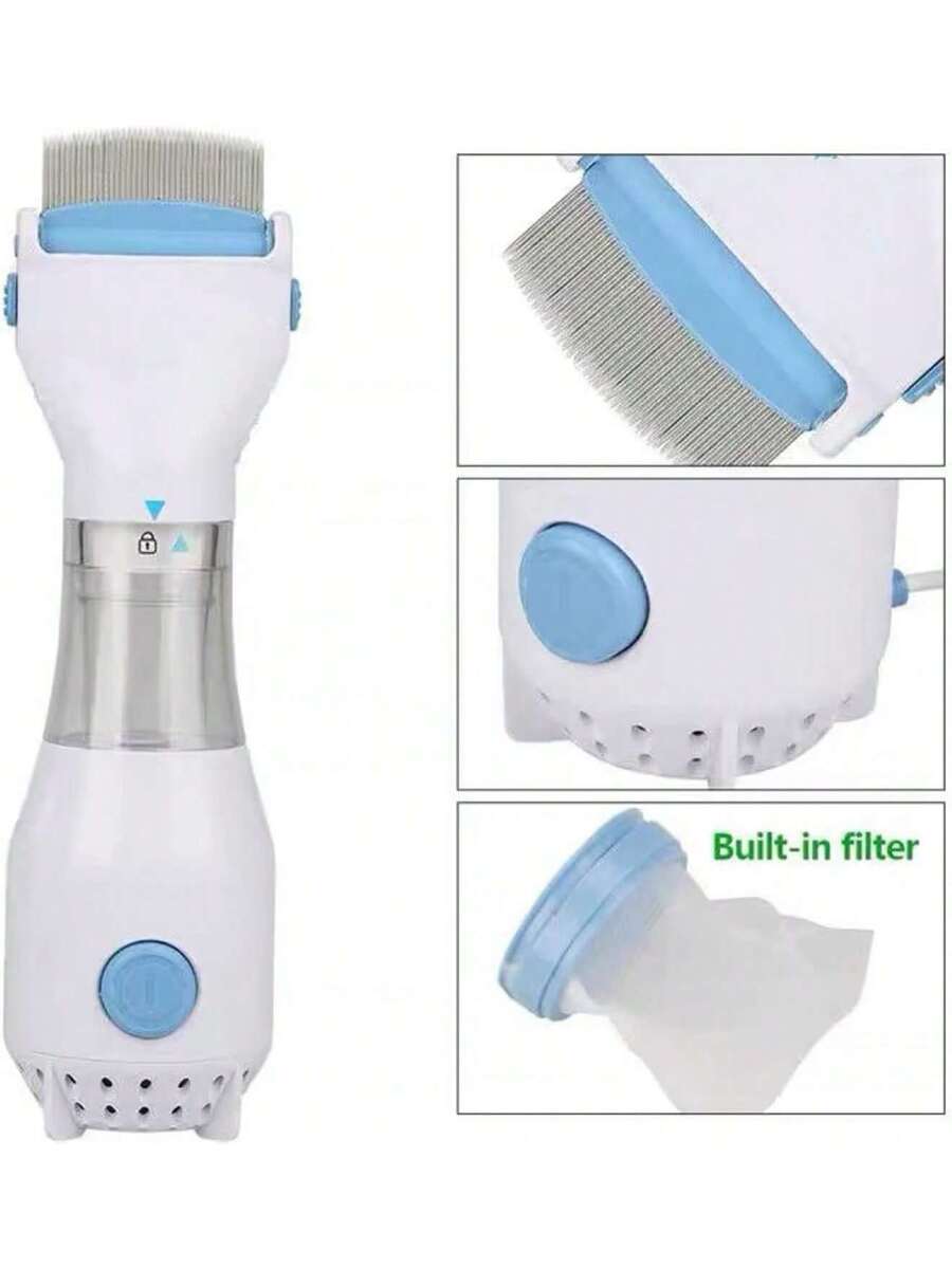 Aspirador Eléctrico Para Piojos, Liendres, Pulgas Para Macotas