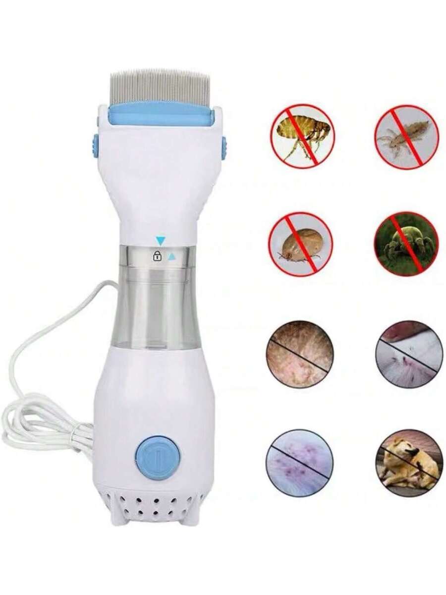 Aspirador Eléctrico Para Piojos, Liendres, Pulgas Para Macotas