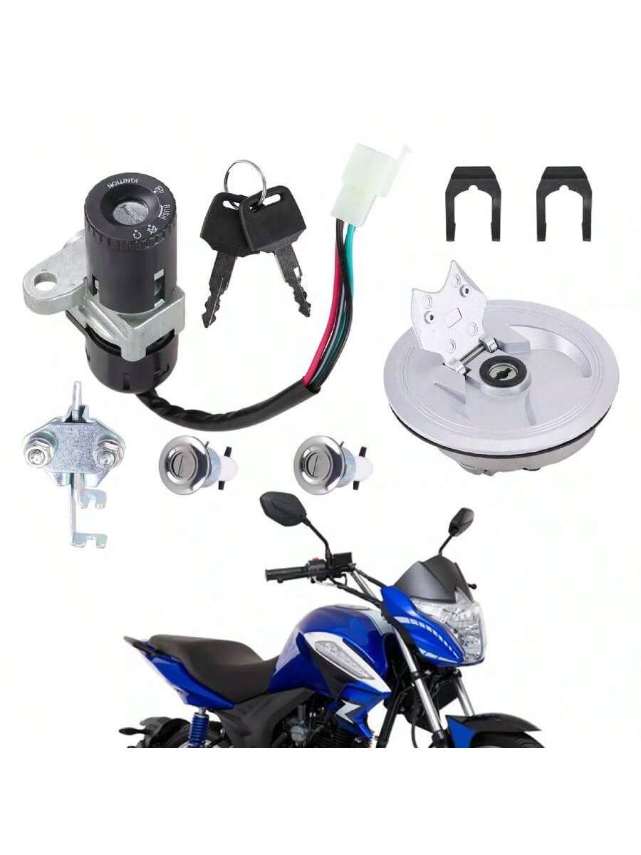 Kit De Cerraduras Completo Tapon Switch Italika 125z 125fl