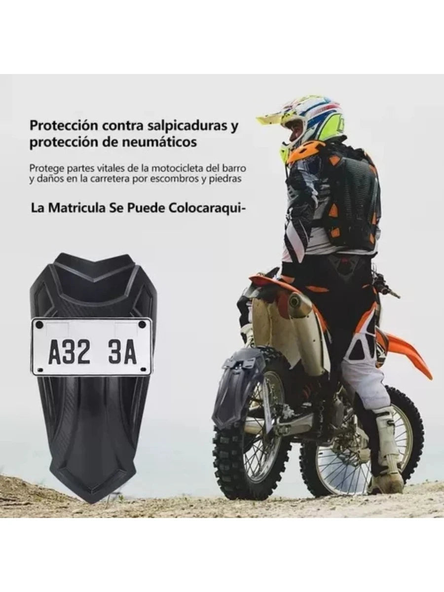 Salpicadera Universal Trasera Moto 13-16cm