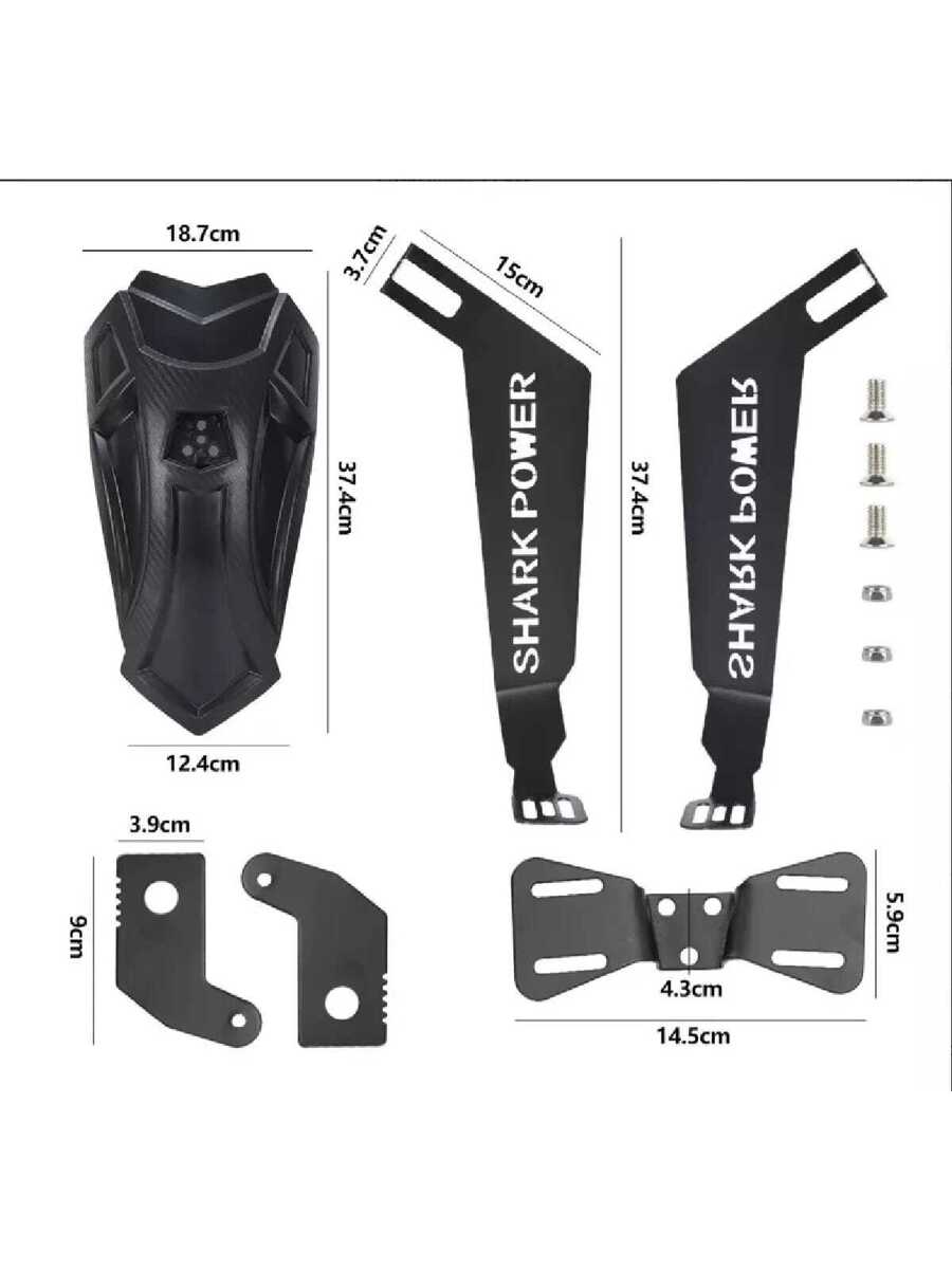 Salpicadera Universal Trasera Moto 13-16cm